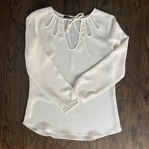 ZARA Basic white blouse